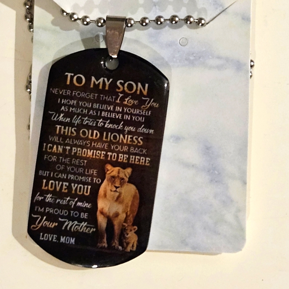 Necklace To My Son